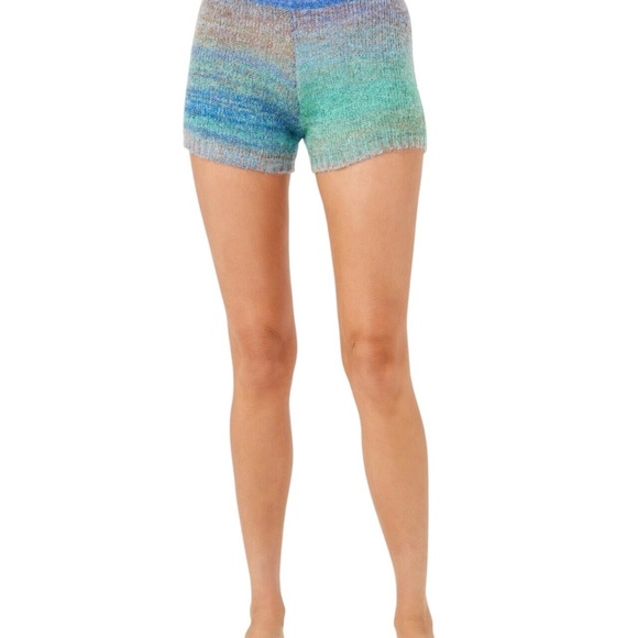 L*Space Women’s Size Large Zoé Sweater Knit Ombre Shorts NWT - Picture 3 of 10